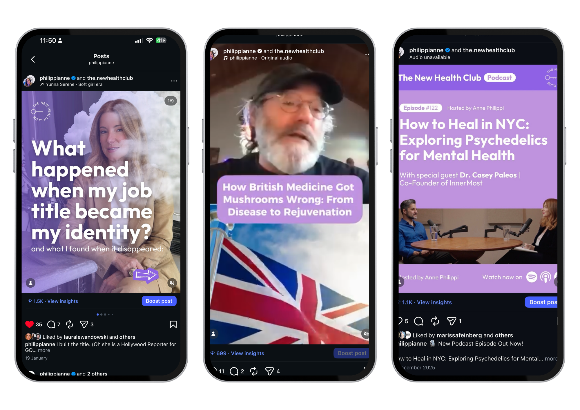 The New Health Institute content examples