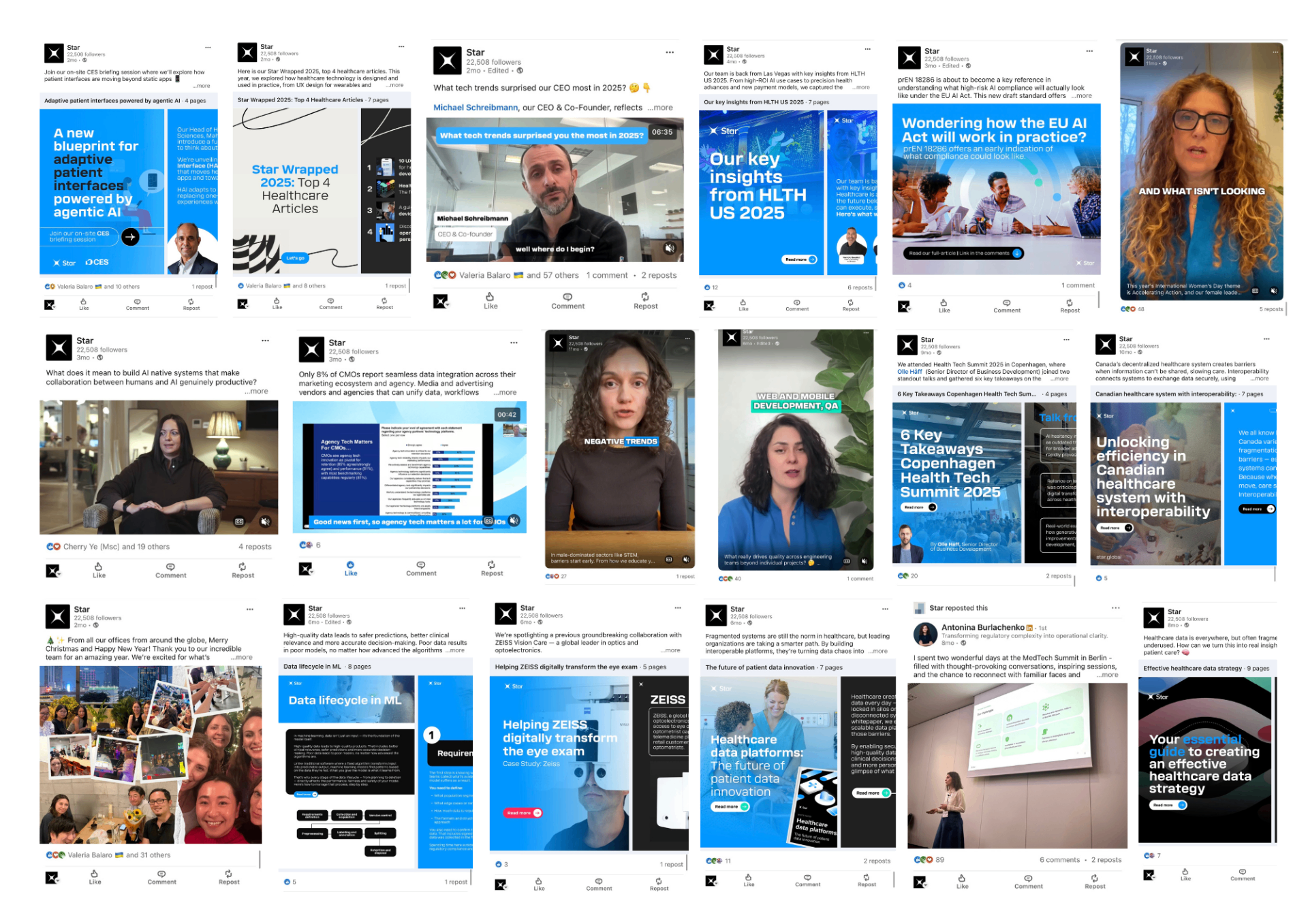 Star Global content examples